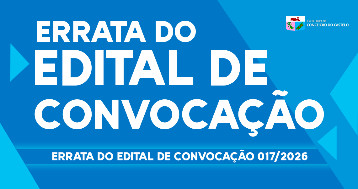 ERRATA DO EDITAL DE CONVOCAÇÃO 016/2026 PSS - 006/2025